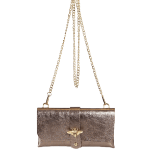Msh Bee Leather Clutch Bag
